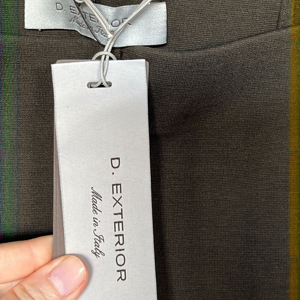 D. Exterior Made In Italy Jersey Tecnico Pant Size XL NWT Hunter Green Legging - Picture 3 of 9